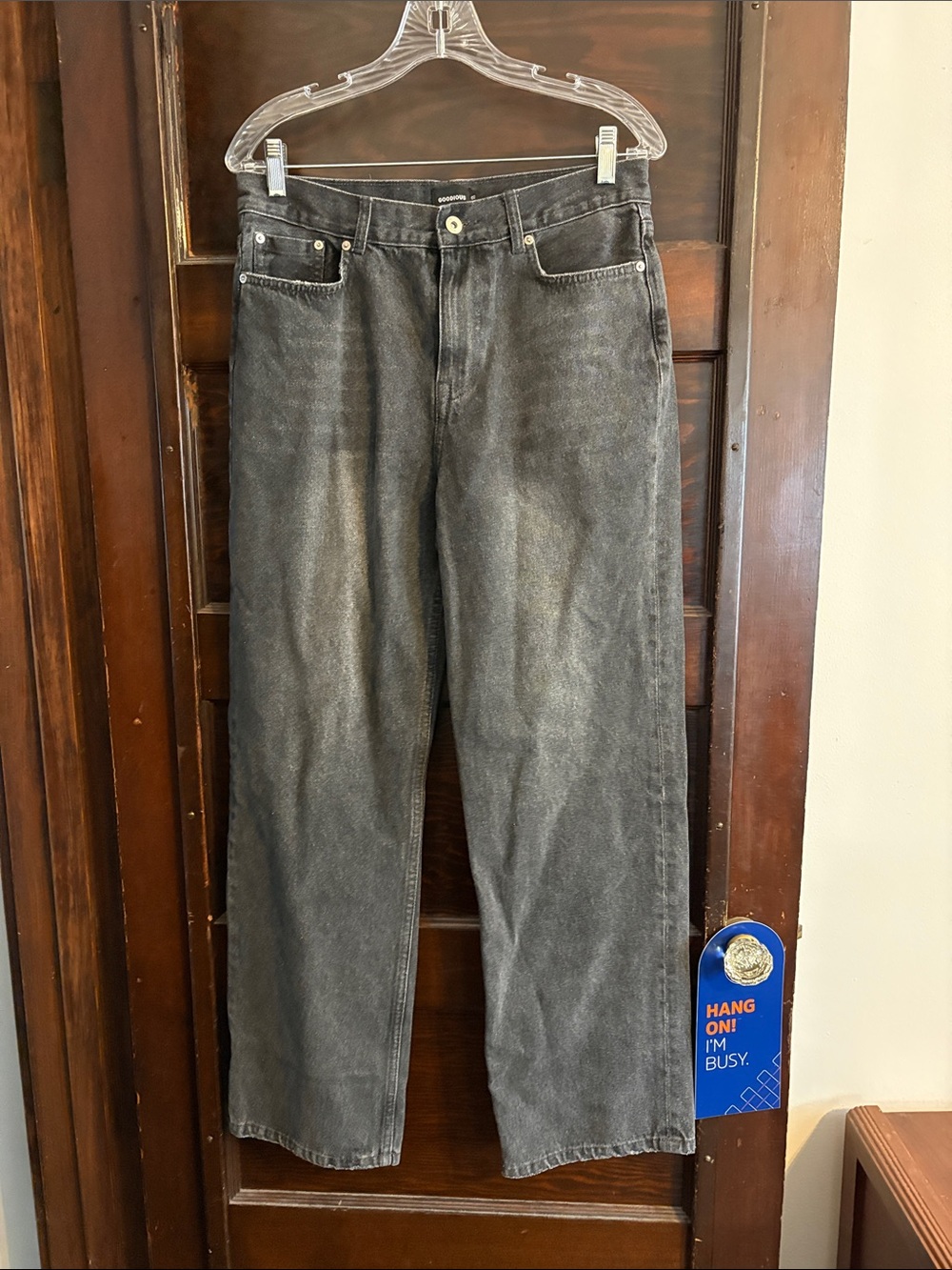Women's Boyfriend Jeans in Washed Gray